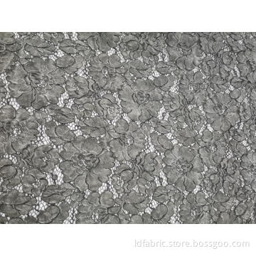 Nylon Cotton Rayon Tie-dyed Cord Lace Fabric